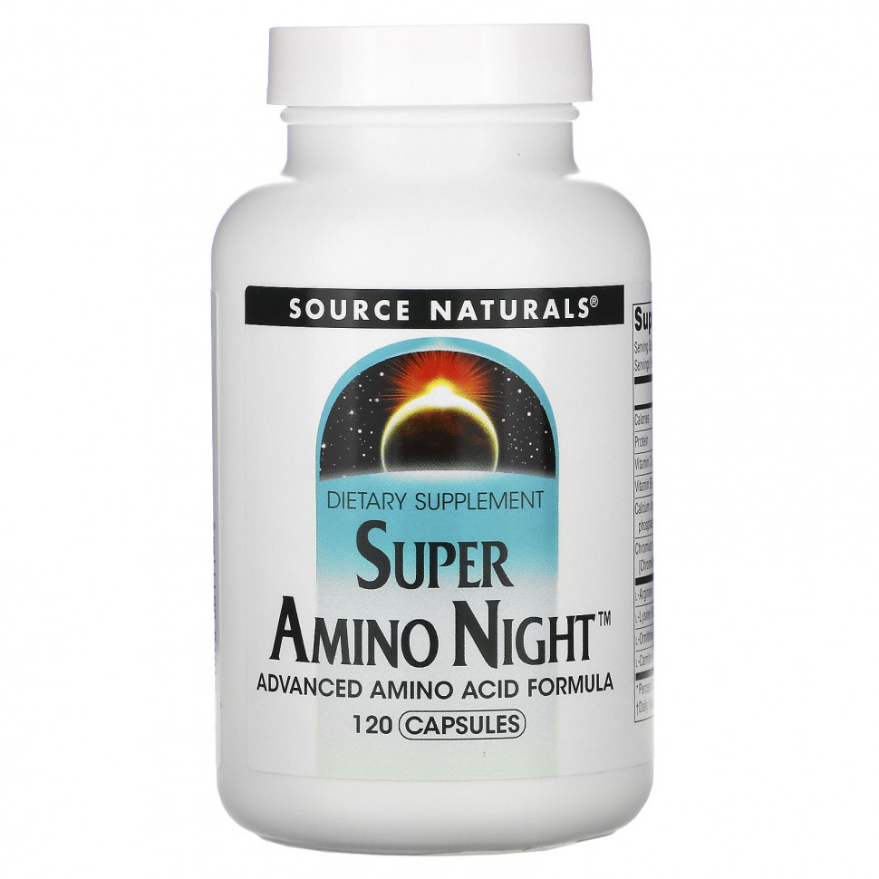  Source Naturals, Super Amino Night,   , , 120     -     , -, 