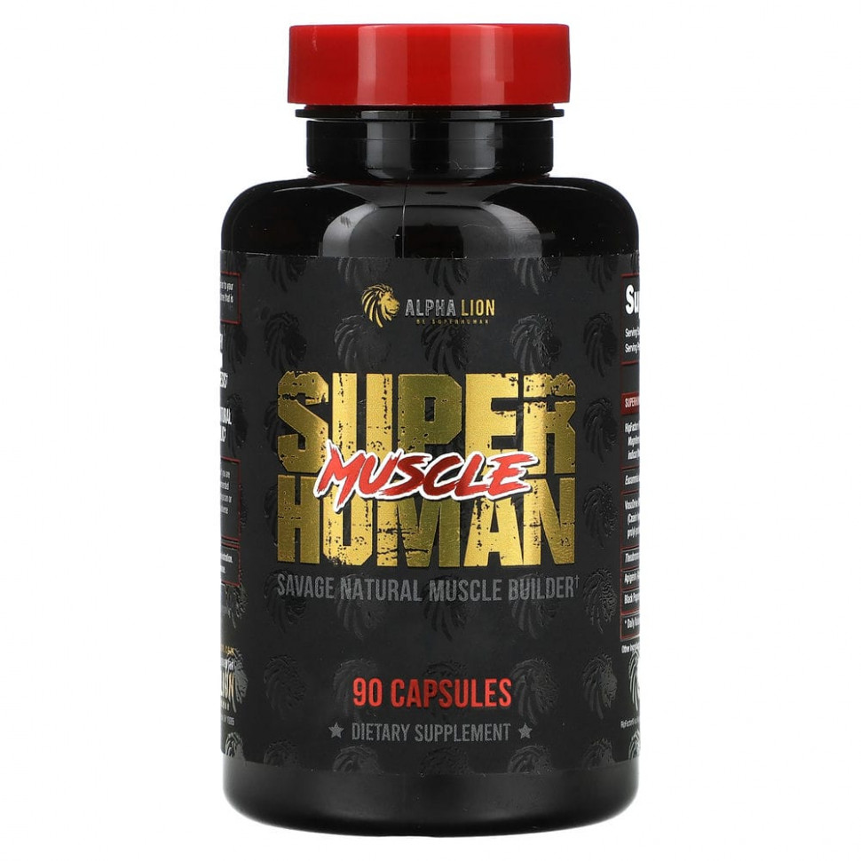 ������ ������ ALPHA LION, SuperHuman Muscle, 90 ������  IHerb (������) ����