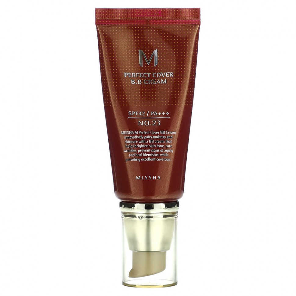  Missha, M Perfect Cover, BB-, SPF 42 PA+++,  23  , 50  (1,7 )    -     , -, 