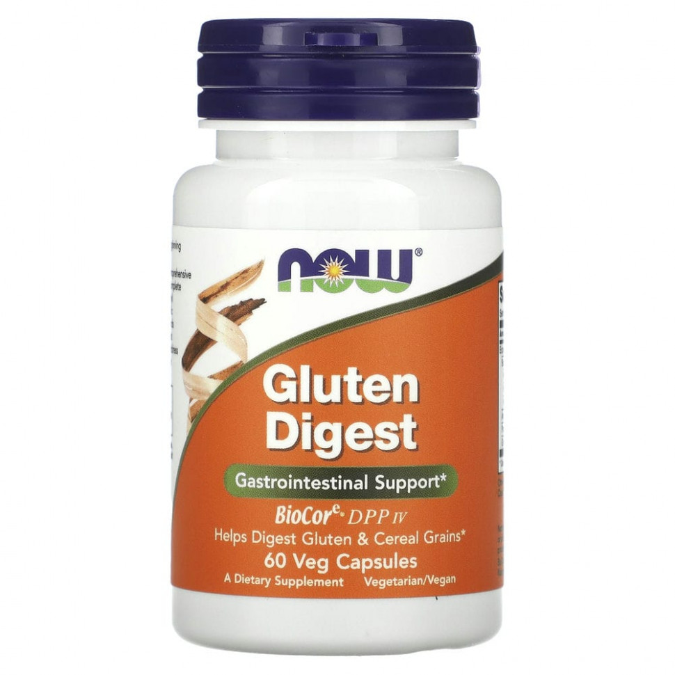  NOW Foods, Gluten Digest,    , 60      -     , -, 