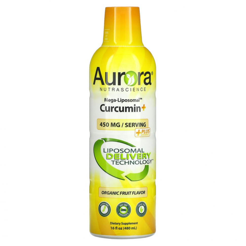  Aurora Nutrascience, Mega-Liposomal Curcumin+,   ,    , 600 , 480  (16 . )    -     , -, 