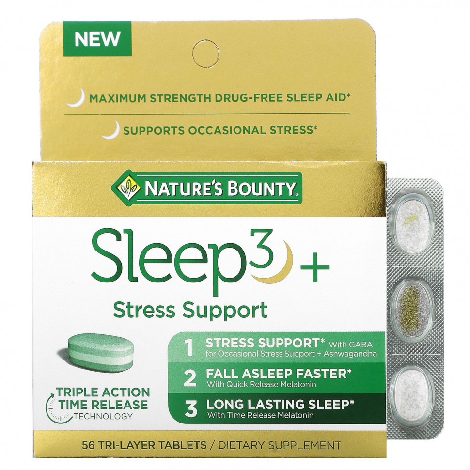  Nature's Bounty, Sleep3 +,    , 56      -     , -, 