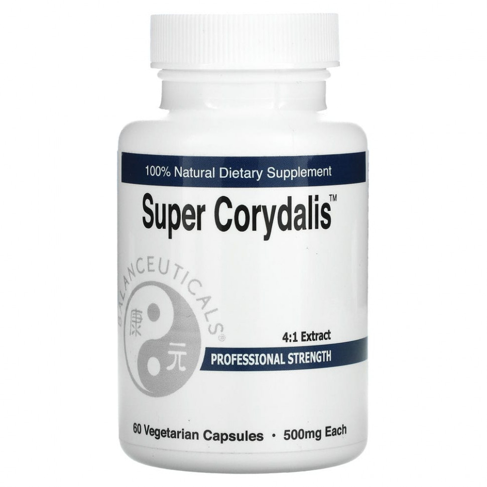  Balanceuticals, Super Corydalis,   , 500 , 60      -     , -, 