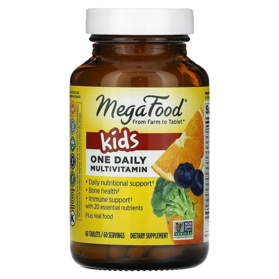  MegaFood, Kids One Daily,   , 60     -     , -, 