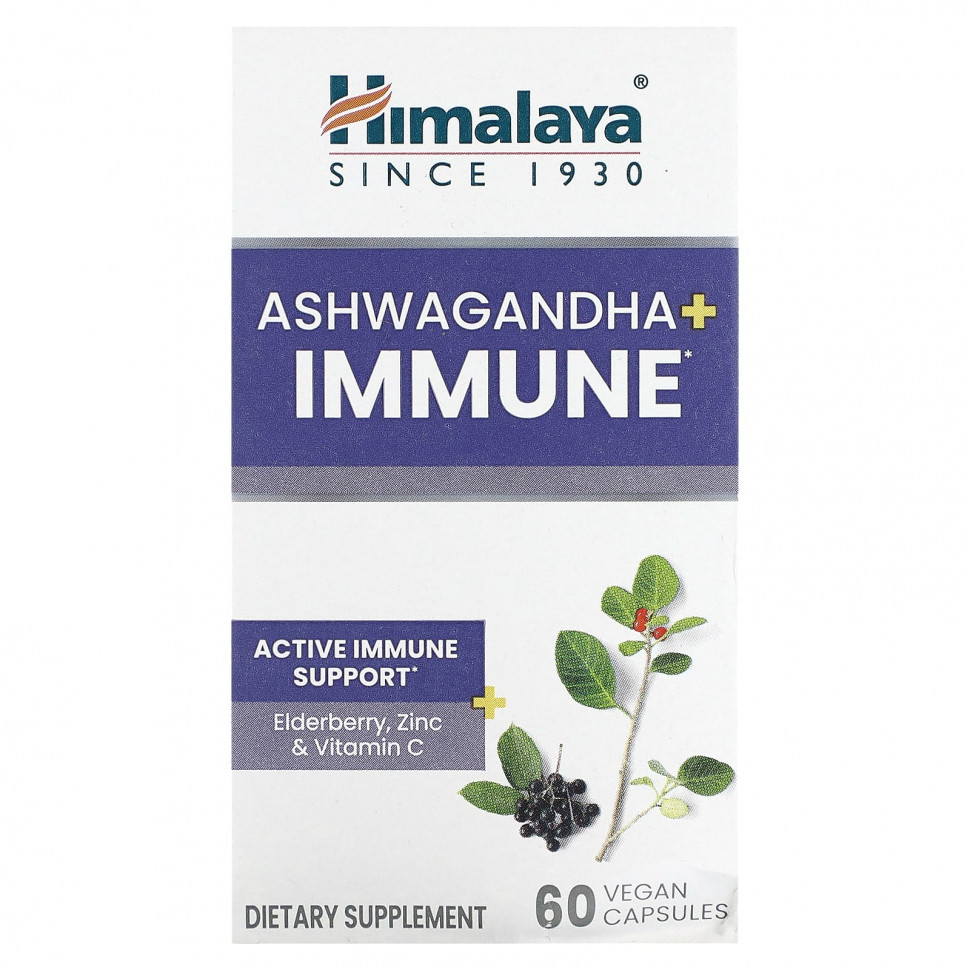  Himalaya, Ashwagandha + Immune`` 60      -     , -, 