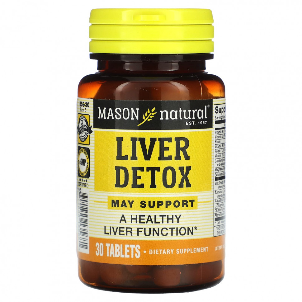  Mason Natural, Liver Detox, 30     -     , -, 