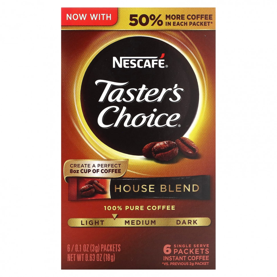  Nescaf?, Taster's Choice,  ,  ,  / , 6   3  (0,1 )    -     , -, 