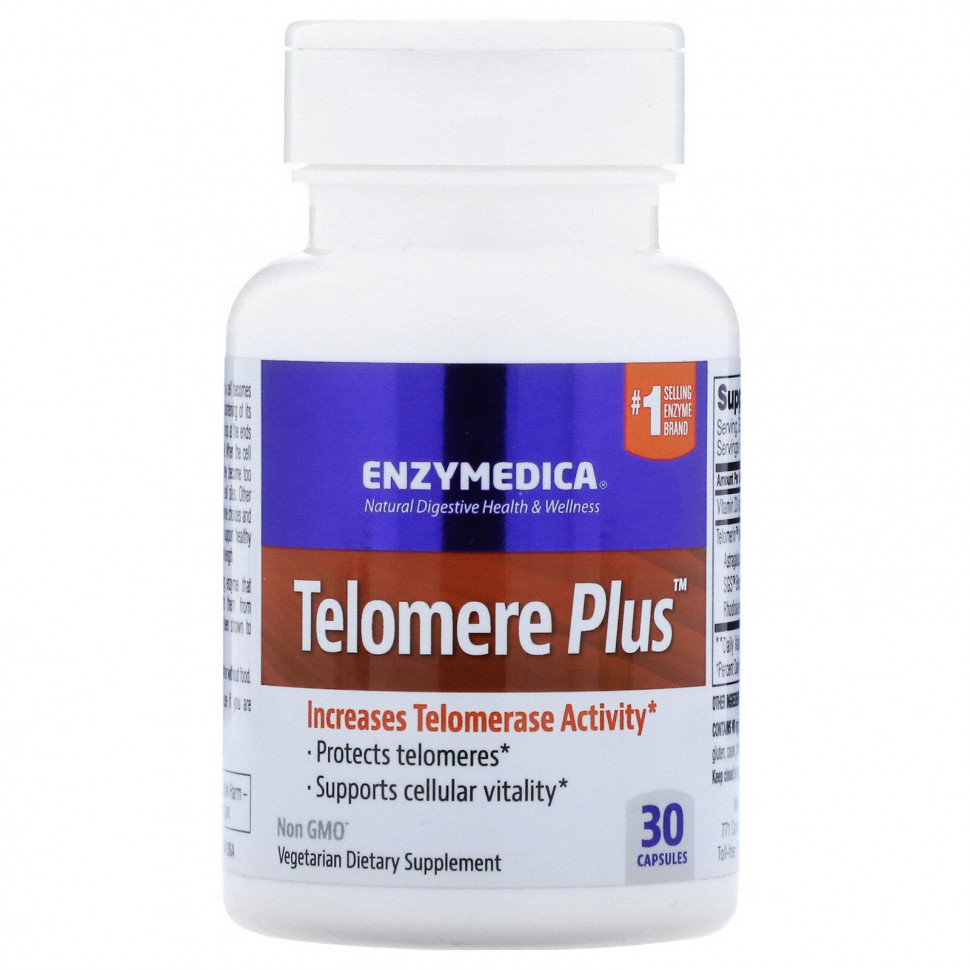  Enzymedica, Telomere Plus, 30     -     , -, 