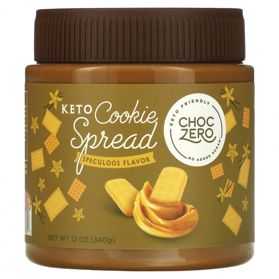 ������ ������ ChocZero, Keto Cookie Spread, Speculoos, 340 � (12 �����)  IHerb (������) ����