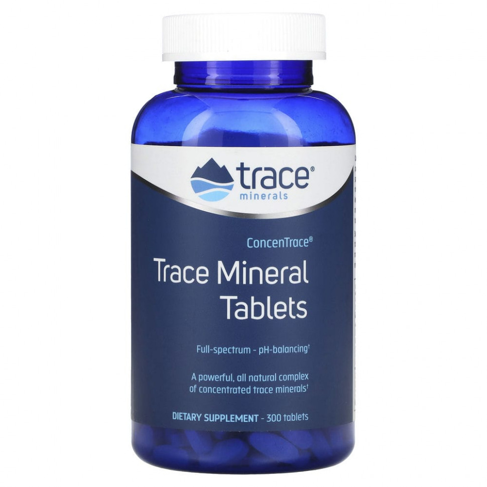 ������ ������ Trace Minerals �, ConcenTrace, �������� � ���������� � ���������������, 300 ��������  IHerb (������) ����