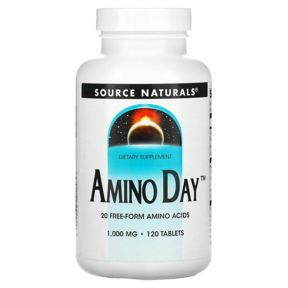  Source Naturals, Amino Day, 1 000 , 120     -     , -, 