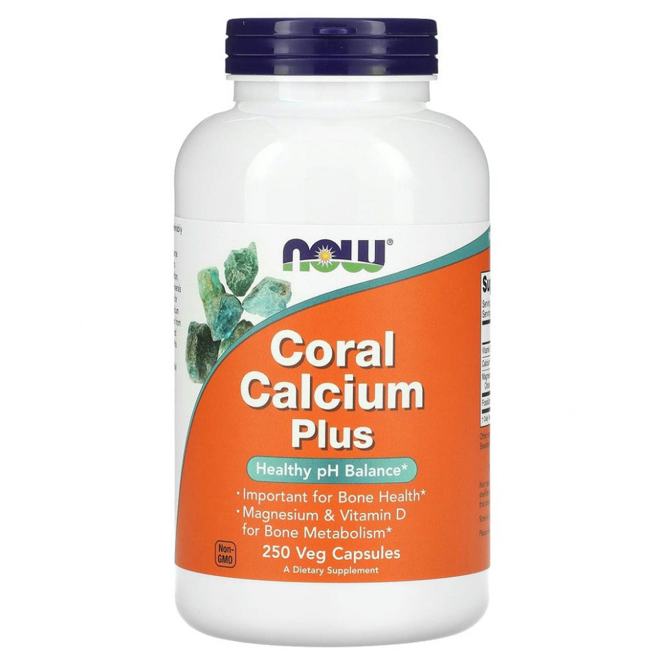  NOW Foods, Coral Calcium Plus, 250      -     , -, 