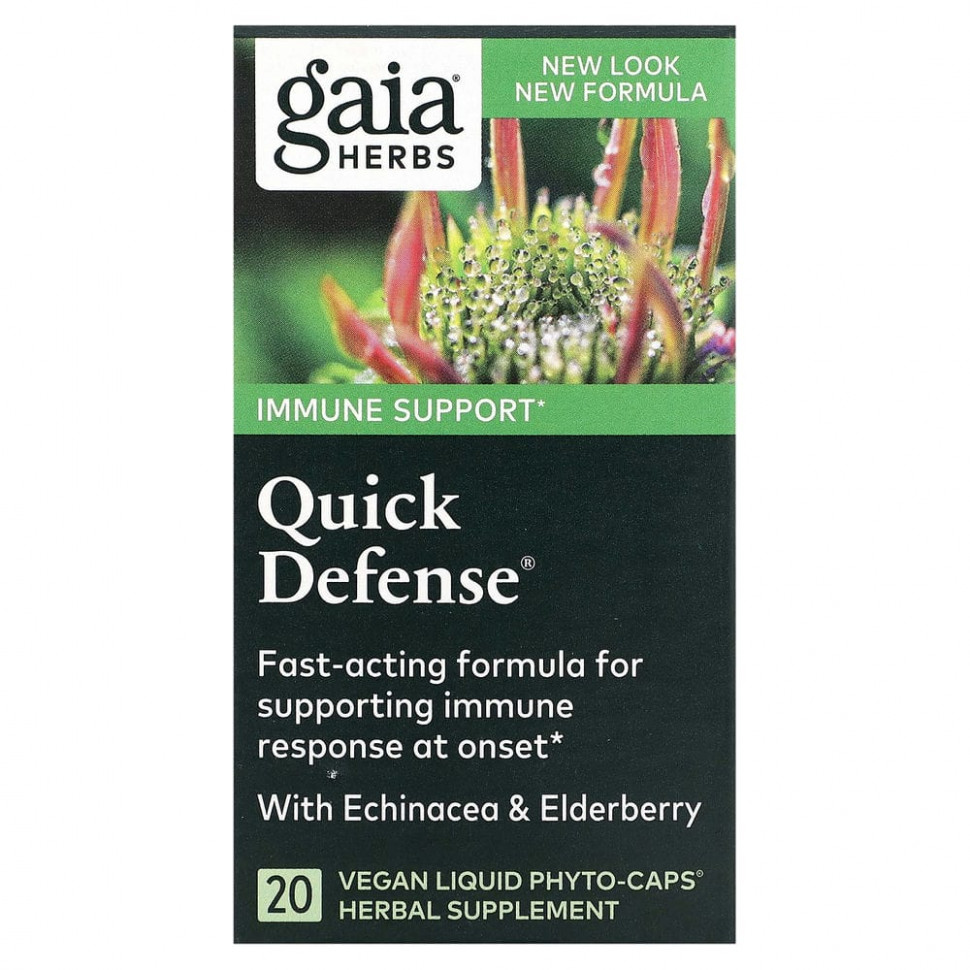 ������ ������ Gaia Herbs, Quick Defense, 20 ��������� ������ ����������  IHerb (������) ����