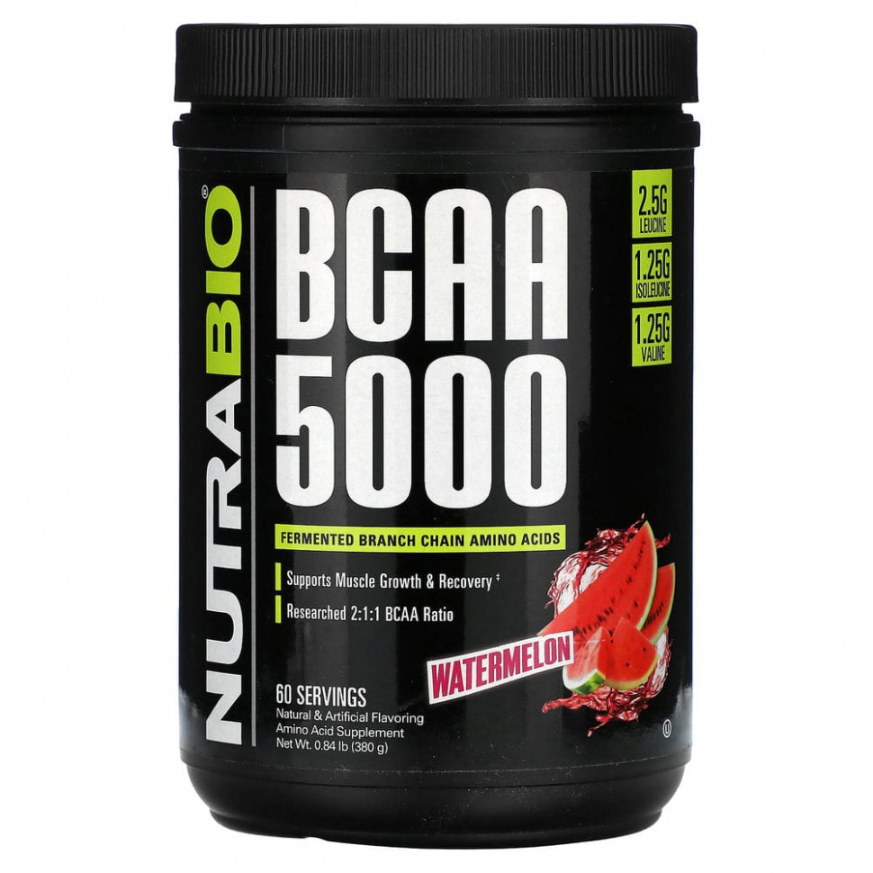  Nutrabio Labs, BCAA 5000, , 380  (0,84 )    -     , -, 