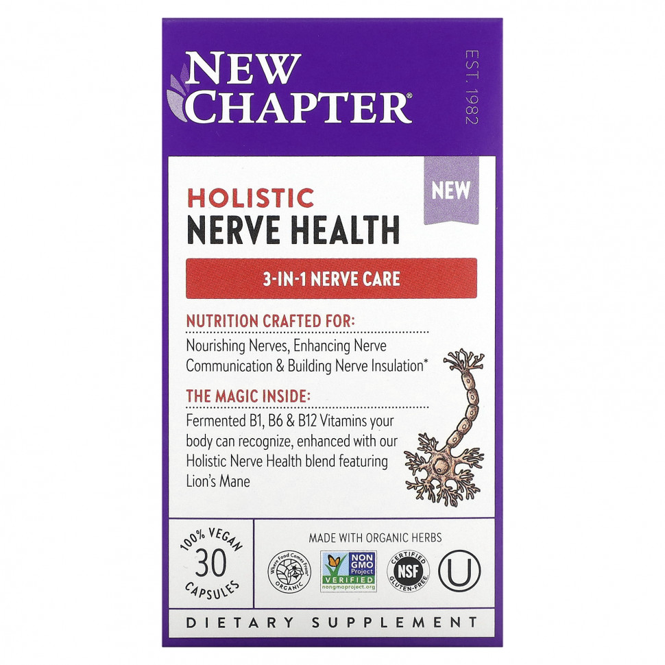 ������ ������ New Chapter, Holistic Nerve Health, 30 ������  IHerb (������) ����