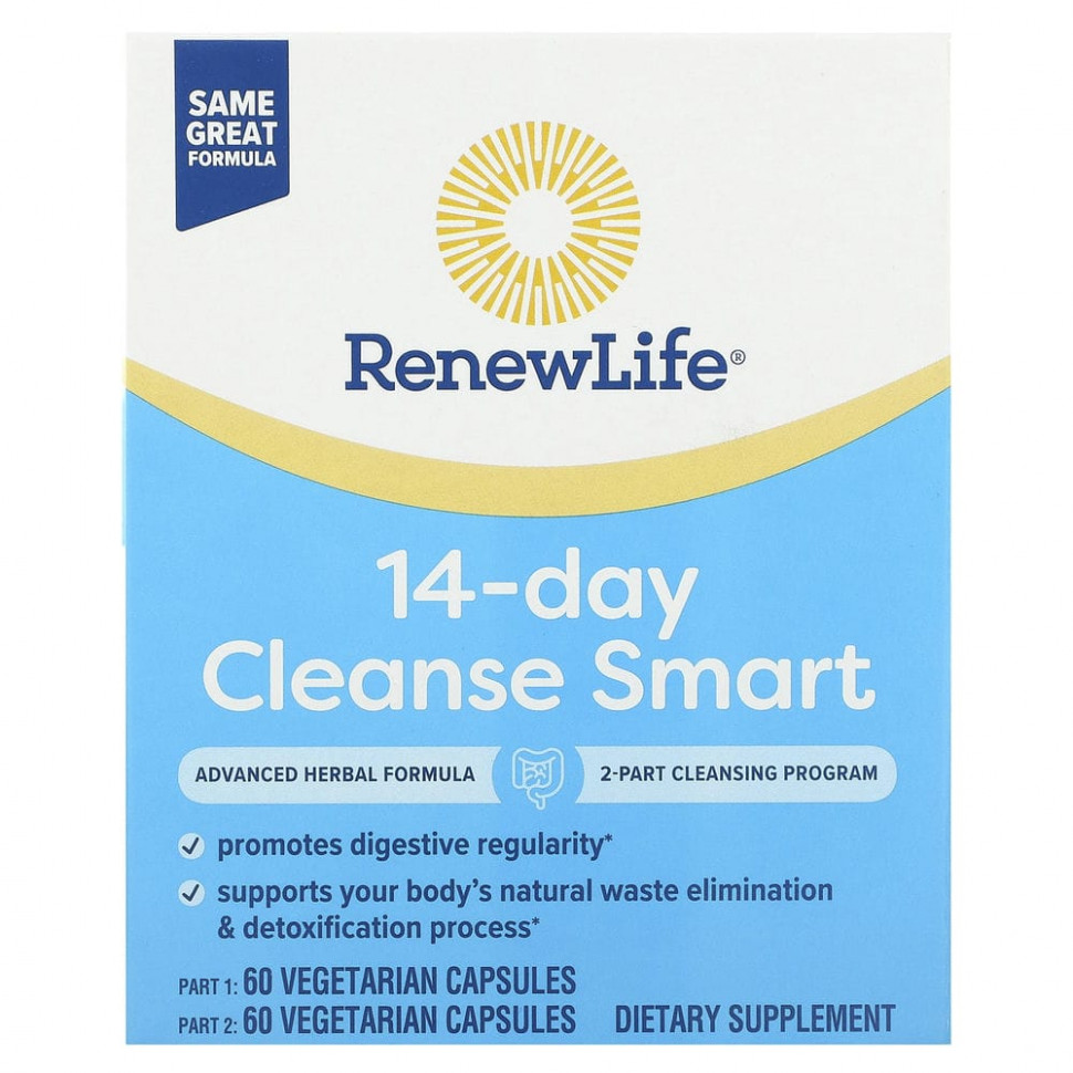 ������ ������ Renew Life, Advanced Cleanse Smart, 2 �������, �� 60 ������������ ������ � ������  IHerb (������) ����