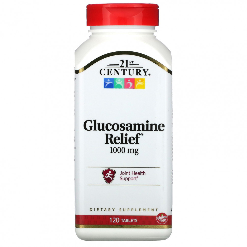  21st Century, Glucosamine Relief, 1000 , 120     -     , -, 