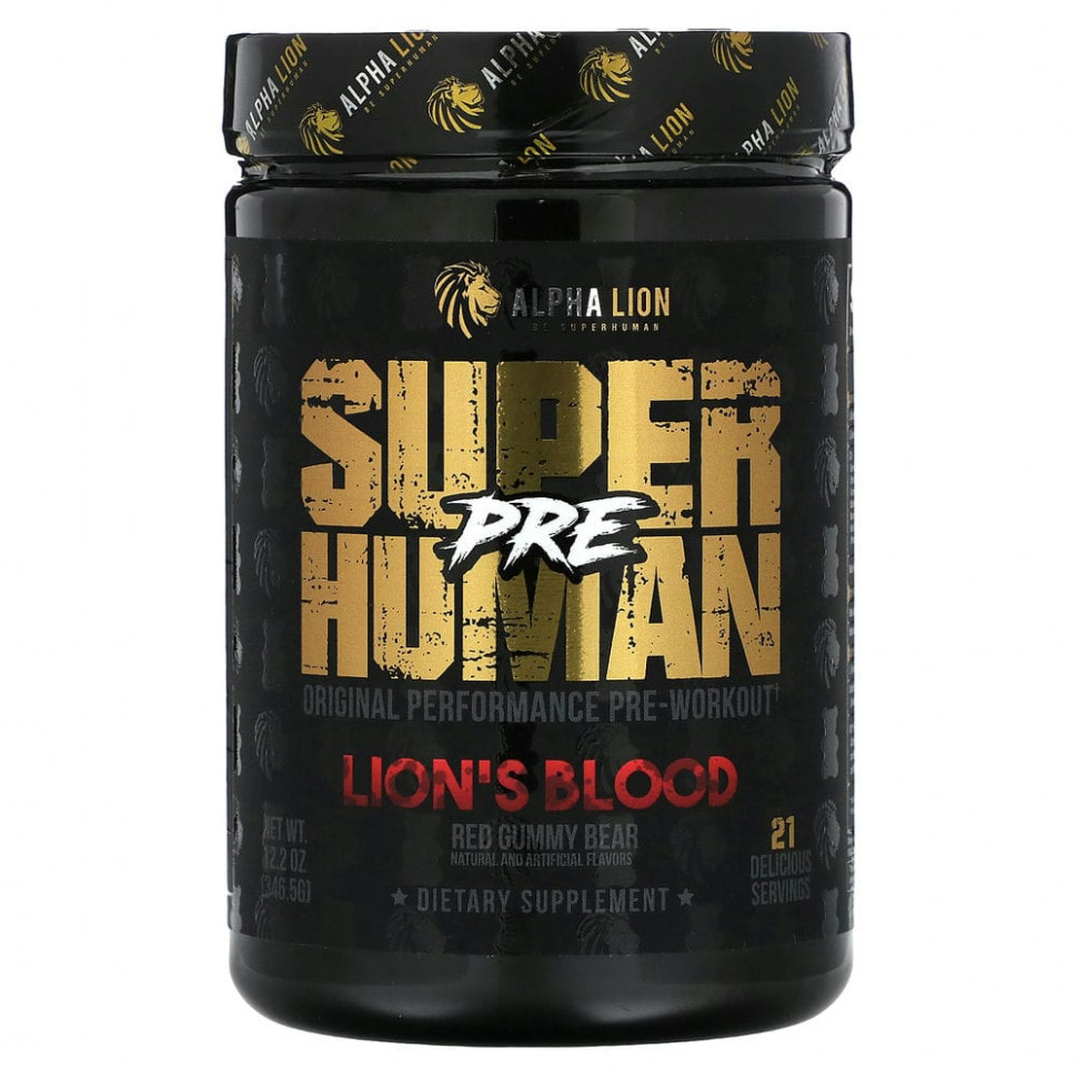  ALPHA LION, SuperHuman Pre, Lion's Blood,   , 346,5  (12,2 )    -     , -, 