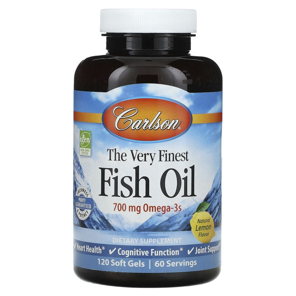  Carlson, The Very Finest Fish Oil,  , 700 , 120      -     , -, 