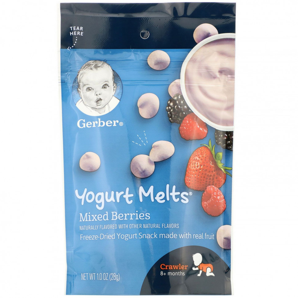  Gerber, Graduates, Yogurt Melts,  8 ,  , 28  (1,0 )    -     , -, 