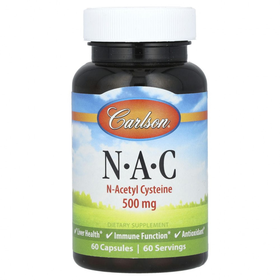  Carlson Labs, N-A-C, 500 , 60     -     , -, 