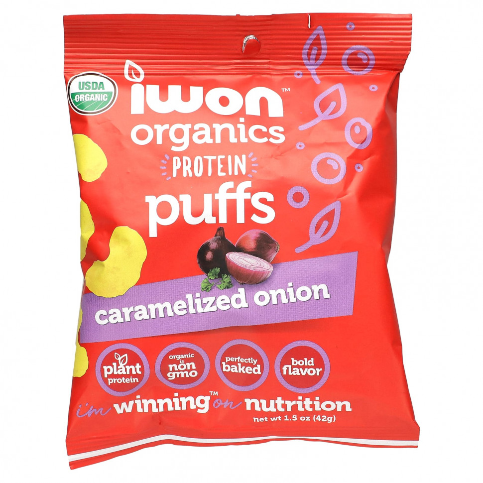  IWON Organics, Organics Protein Puffs,  , 8   42  (1,5 )    -     , -, 