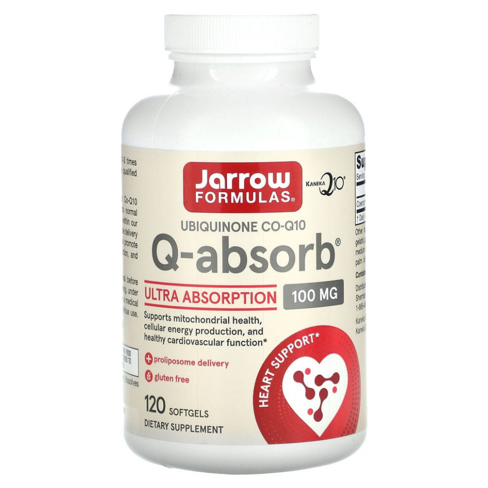  Jarrow Formulas, Q-absorb Co-Q10, 100 , 120     -     , -, 