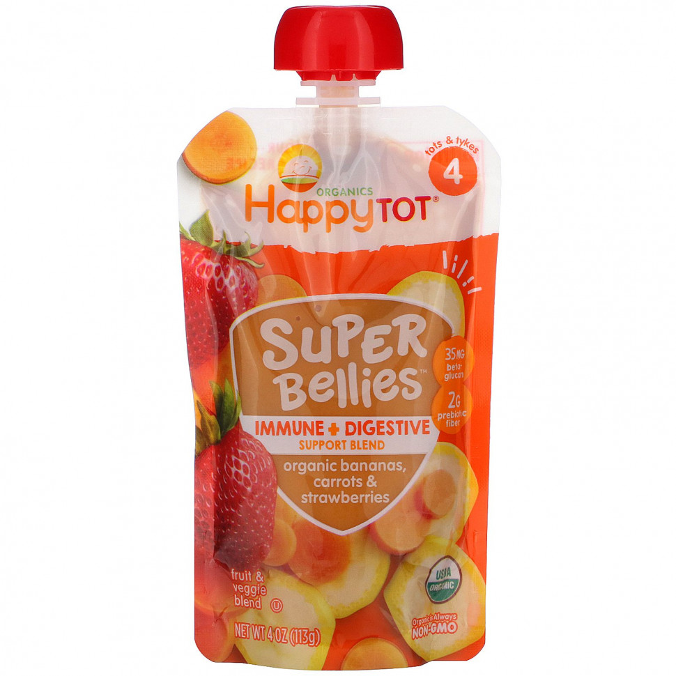  Happy Family Organics, Happy Tot, Super Bellies,  ,   , 4  (113 )    -     , -, 