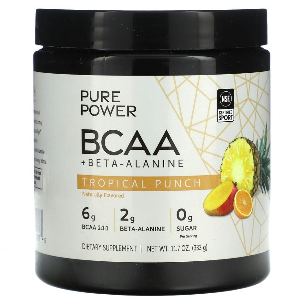  Dr. Mercola, Pure Power BCAA +  - ,  , 333  (11,7 )    -     , -, 