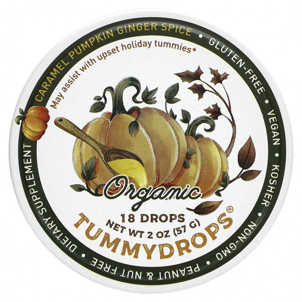 ������ ������ Tummydrops, ������������ ��������, �����, ������, 18 ������, 57 � (2 �����)  IHerb (������) ����