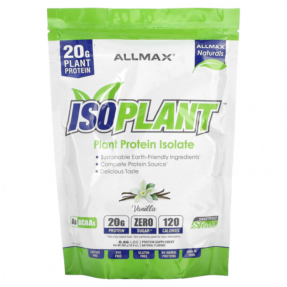 ������ ������ ALLMAX, ISOPLANT, ������ ������������� ��������, �� ������ ������, 300 � (10,6 �����)  IHerb (������) ����