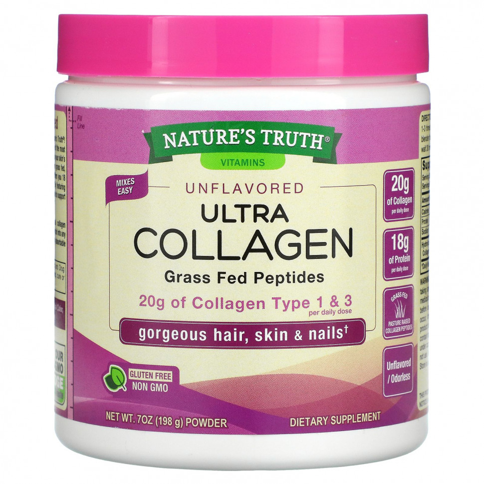 ������ ������ Nature's Truth, Ultra Collagen Powder, ��� �������, 198 � (7 �����)  IHerb (������) ����