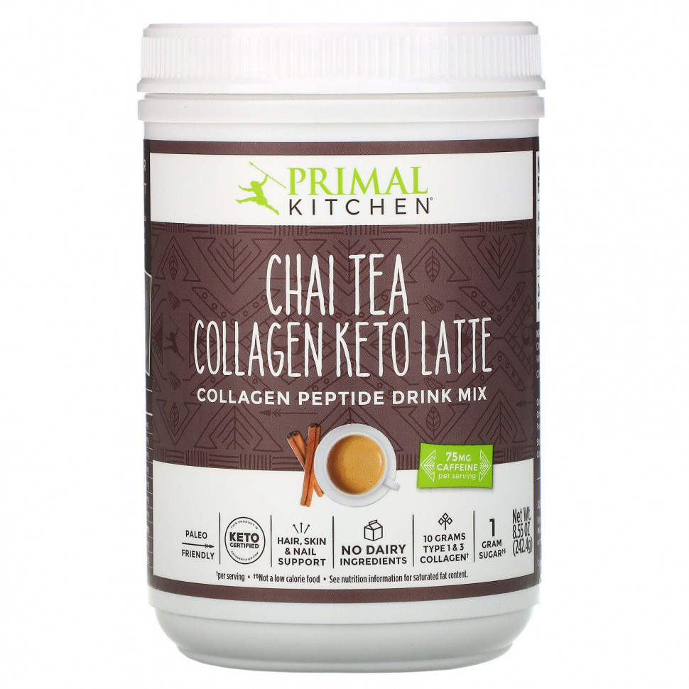 ������ ������ Primal Kitchen, Collagen Keto Latte, ��� � ����, 8,55 ����� (242,4 �)  IHerb (������) ����