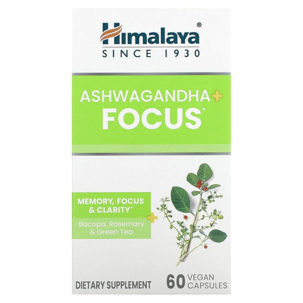  Himalaya, Ashwagandha + Focus`` 60      -     , -, 