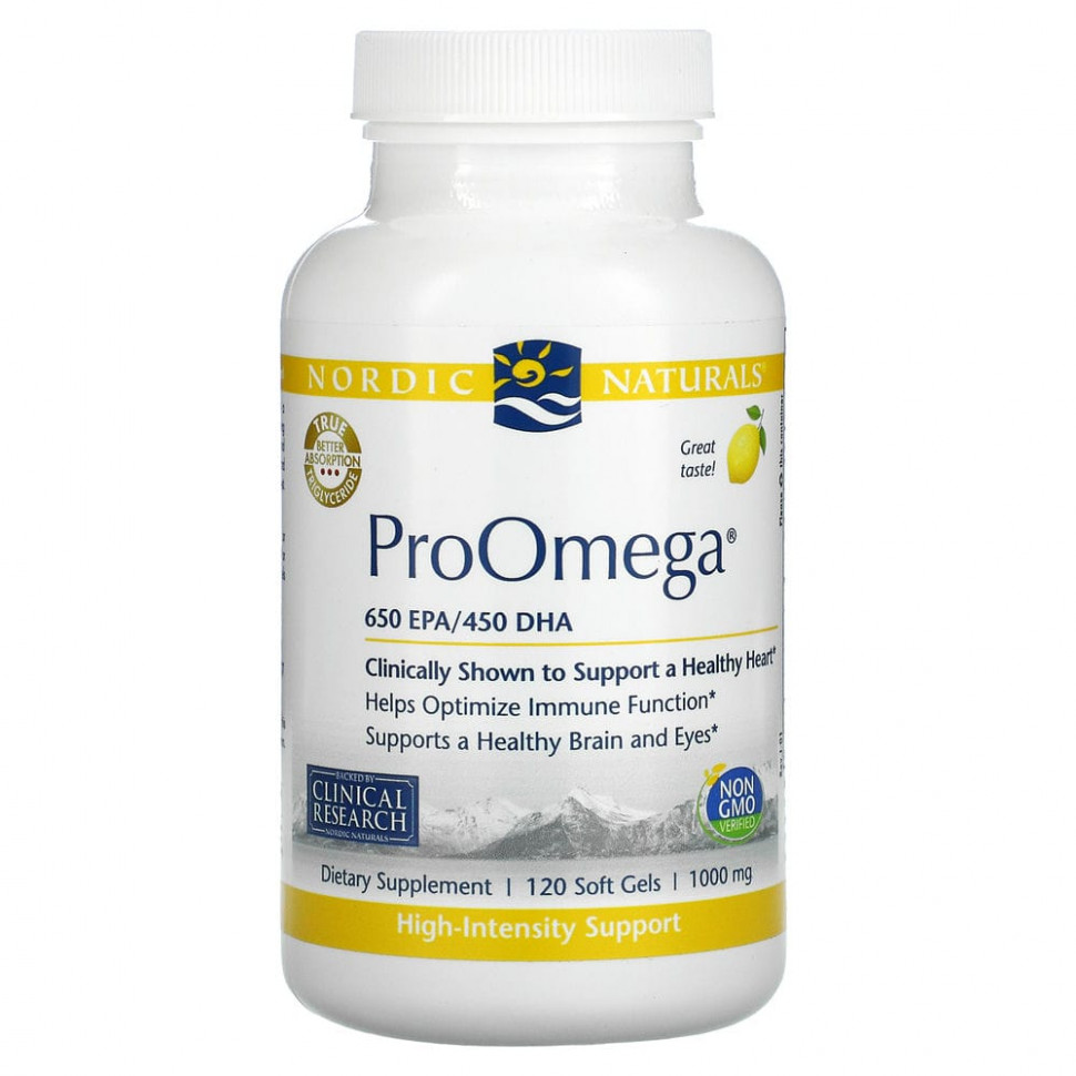������ ������ Nordic Naturals, ProOmega, �����, 1000 ��, 120 ������ ��������  IHerb (������) ����