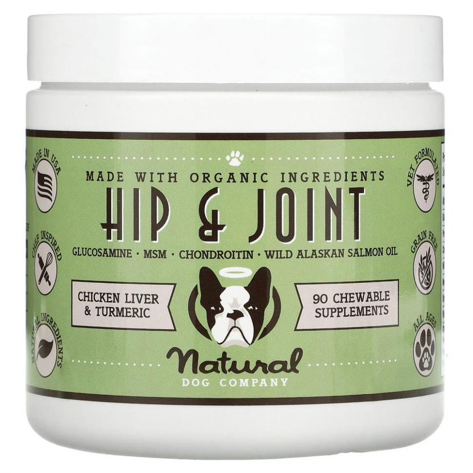  Natural Dog Company, Hip & Joint,   ,    , 90  , 284  (10 )    -     , -, 