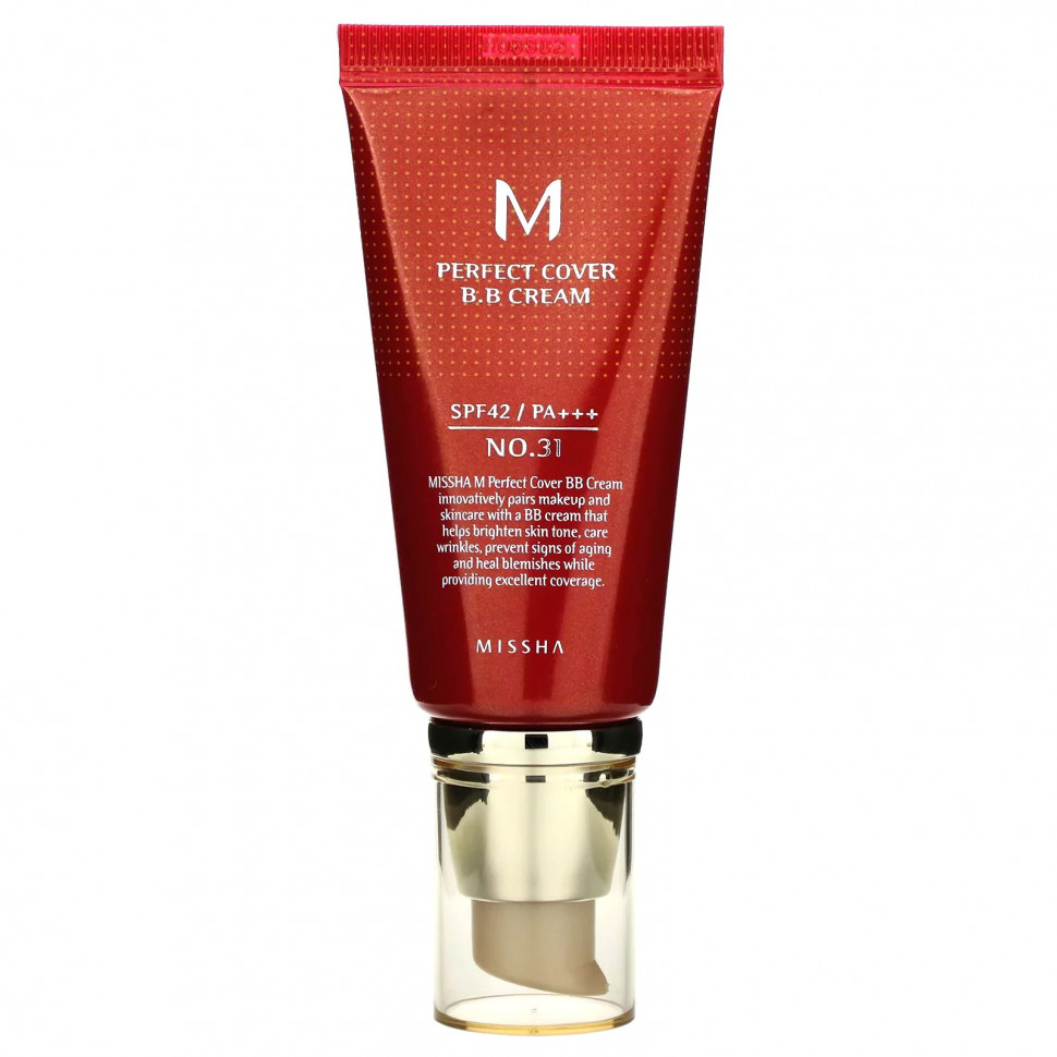  Missha, Perfect Cover BB Cream, BB-, SPF 42 PA+++,  31 -, 50     -     , -, 