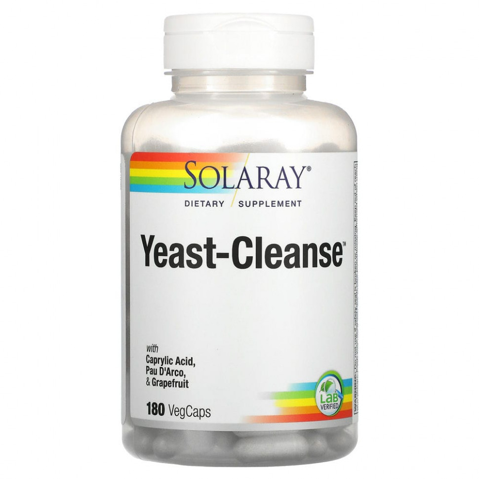  Solaray, Yeast-Cleanse, 180      -     , -, 