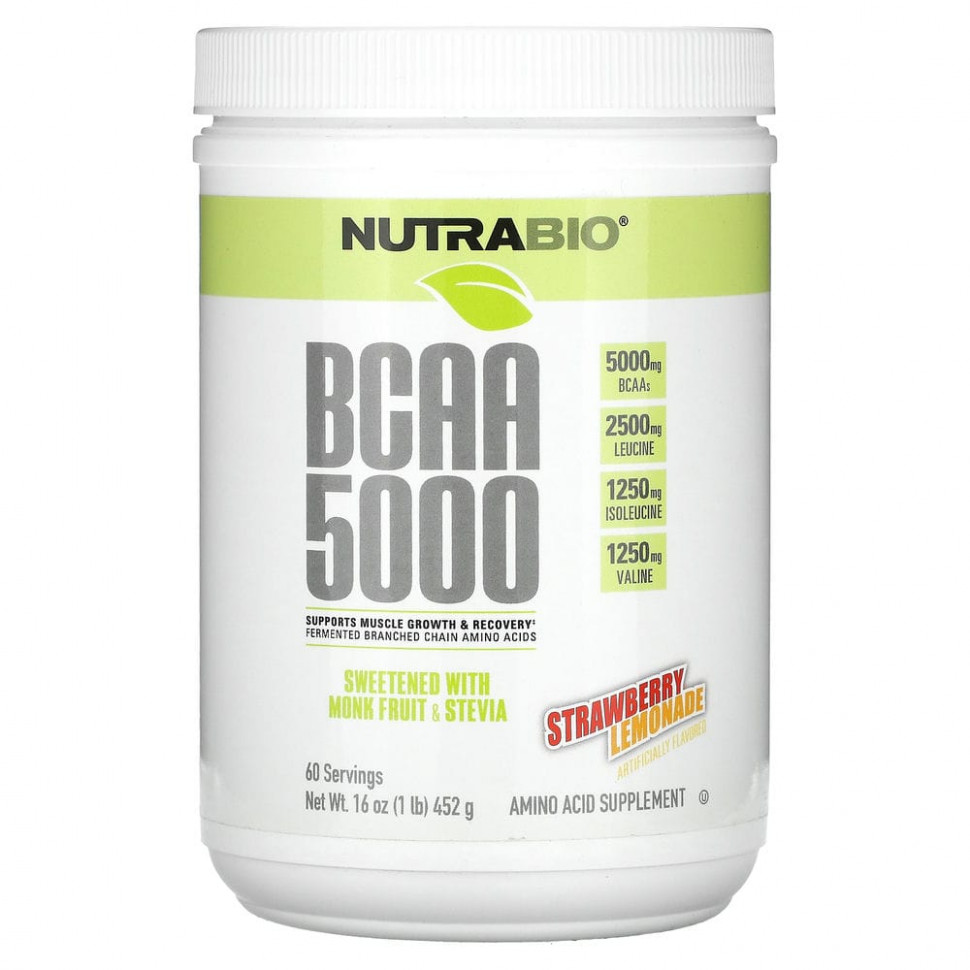  Nutrabio Labs, BCAA 5000,  , 452  (1 )    -     , -, 