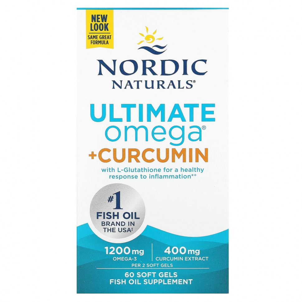 ������ ������ Nordic Naturals, Omega Curcumin, 1250 ��, 60 ������  IHerb (������) ����