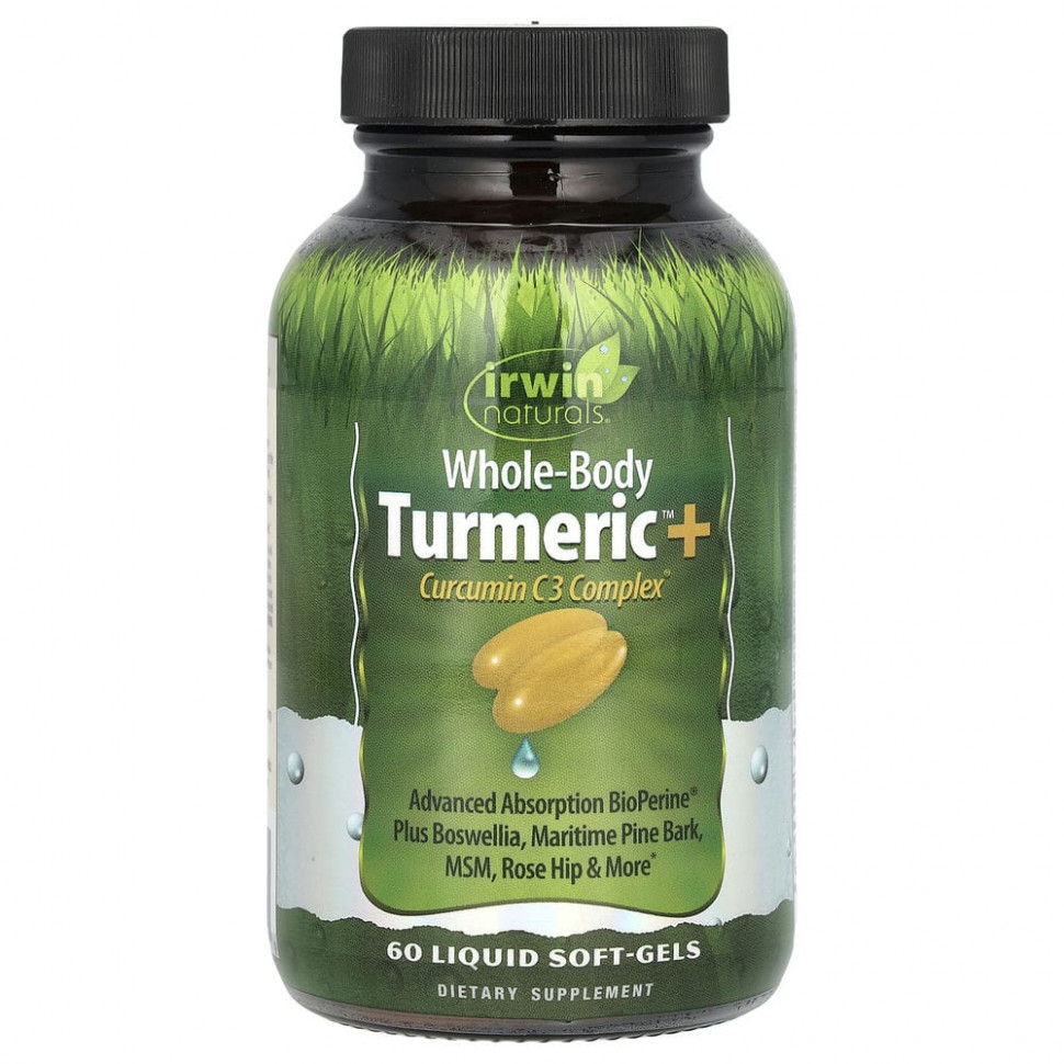 ������ ������ Irwin Naturals, Whole-Body Turmeric+, �������, 60 ������ � ���������  IHerb (������) ����