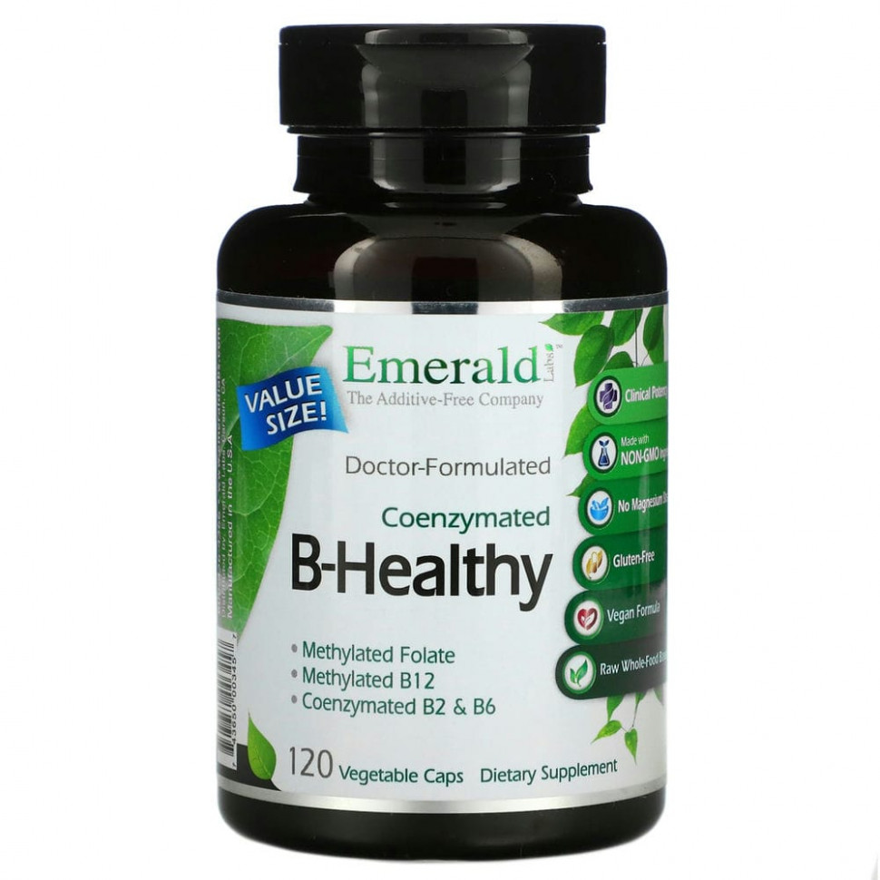 ������ ������ Emerald Laboratories, Coenzymated B-Healthy, 120 ������������ ������  IHerb (������) ����