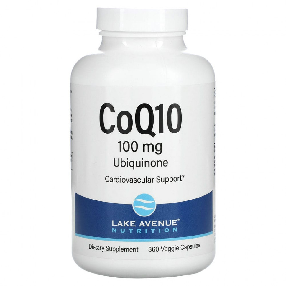  Lake Avenue Nutrition,  Q10,  USP, 100 , 360      -     , -, 