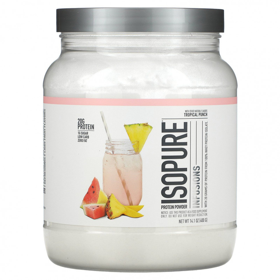 ������ ������ Isopure, ����������� ������� Infusions, ����������� ����, 400 �  IHerb (������) ����