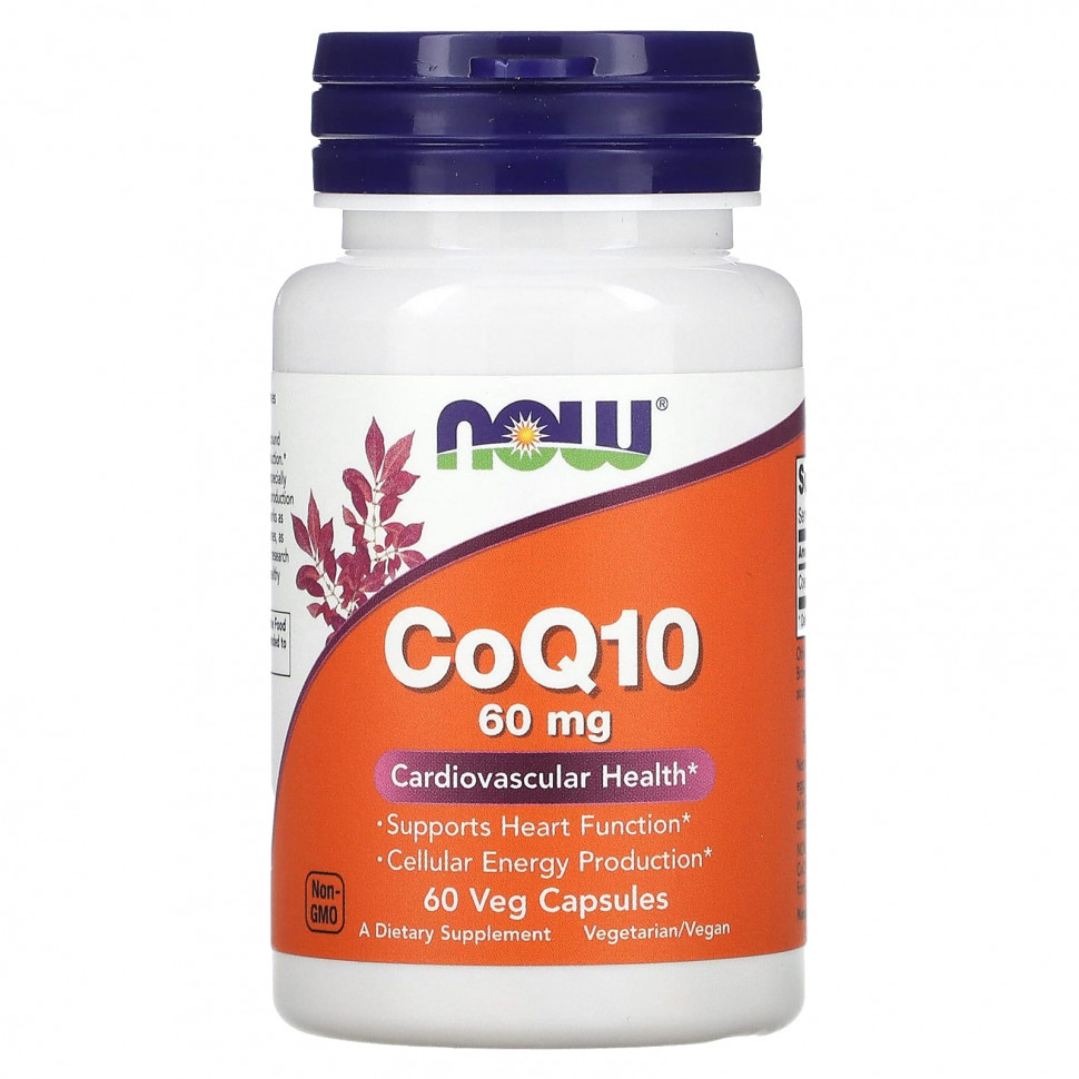 ������ ������ NOW Foods, CoQ10, 60 ��, 60 ������������ ������  IHerb (������) ����