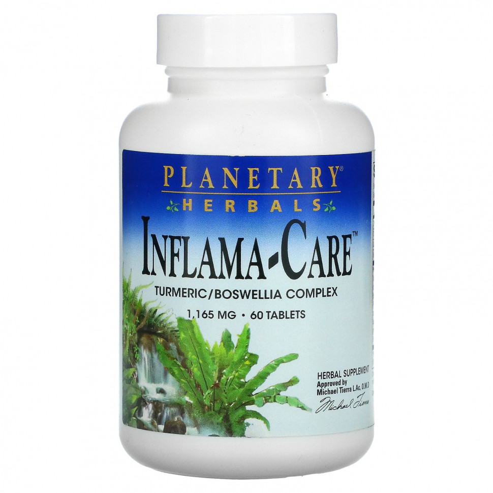  Planetary Herbals, Inflama-Care, 1,165 , 60     -     , -, 