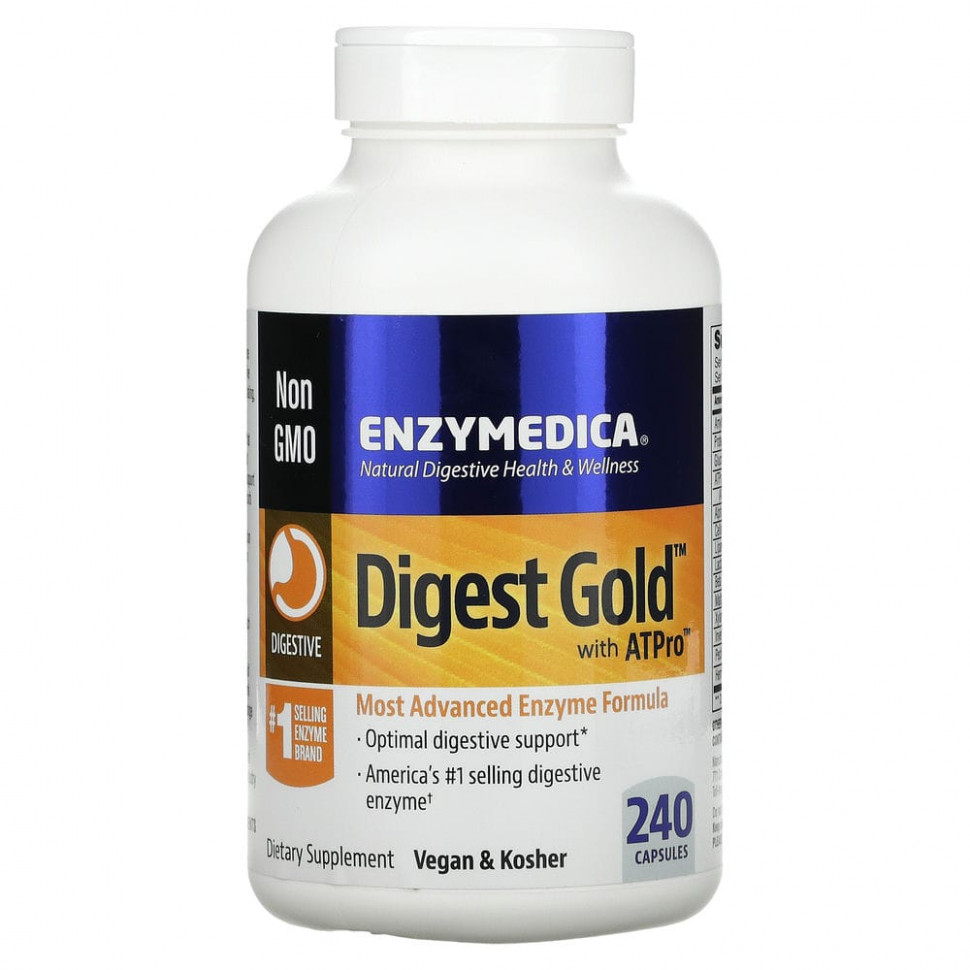  Enzymedica, Digest Gold  ATPro,    , 240     -     , -, 