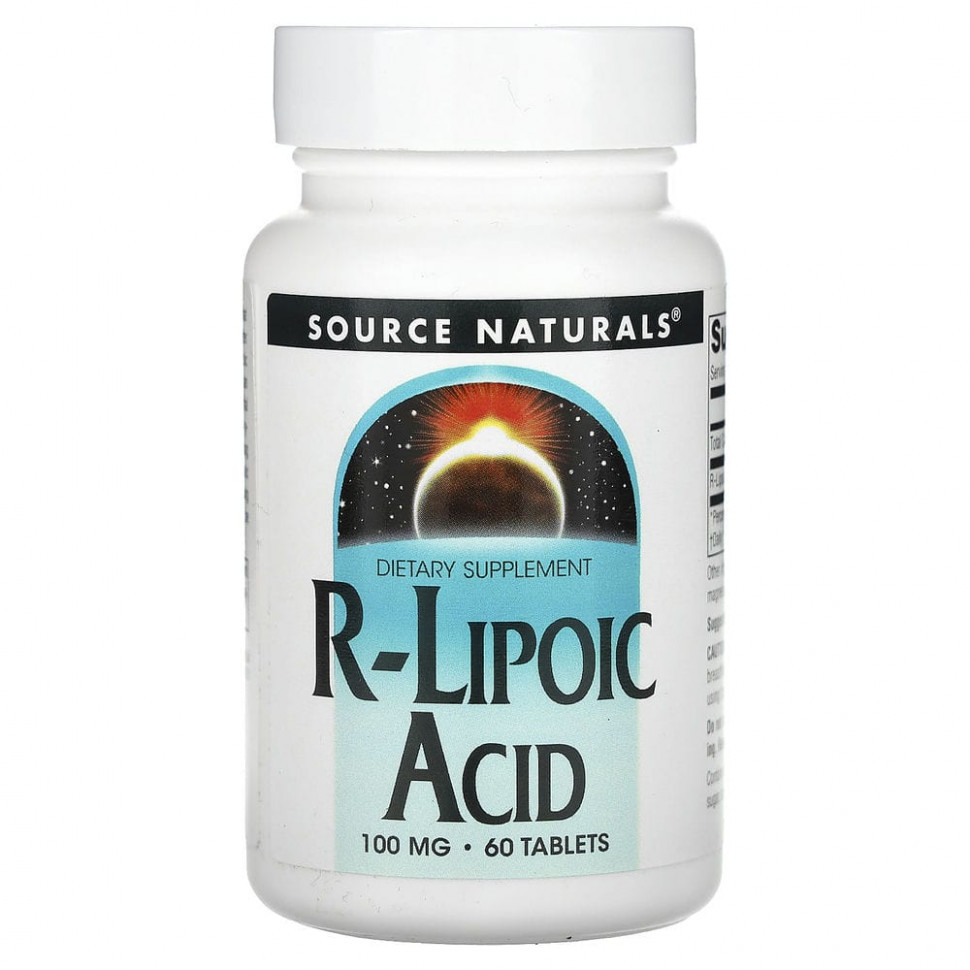  Source Naturals, R- , 100 , 60     -     , -, 