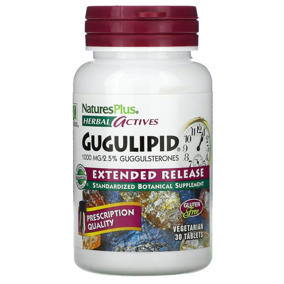  NaturesPlus, Herbal Actives, Gugulipid,   , 1000 , 30      -     , -, 