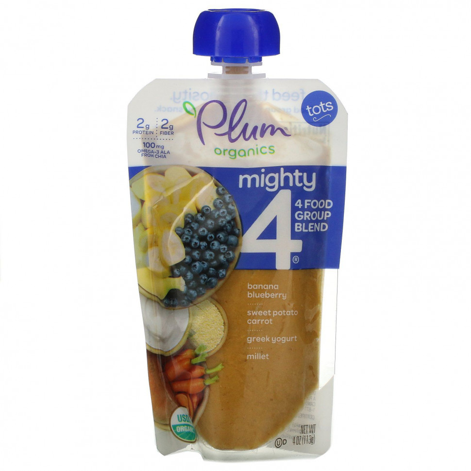  Plum Organics, Mighty 4,  4 Food Group, , , , , ,  , , 113  (4 )    -     , -, 